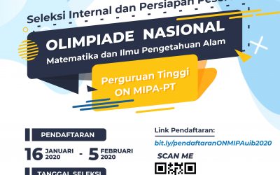 Seleksi Internal Olimpiade Nasional Matematika dan Ilmu Pengetahuan Alam Perguruan Tinggi Universitas Internasional Batam