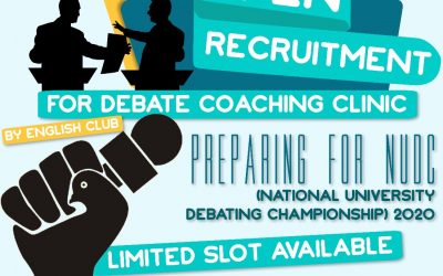 Seleksi dan Debate Coaching Clinic 2020