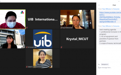 Preparation for Short Movie Project:  Collaboration between UIB, KMUTT-Thailand, and MCUT-Taiwan