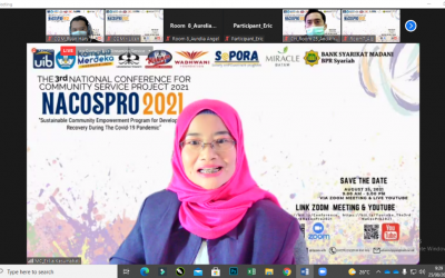 The 3rd NaCosPro 2021, National Seminar on the Results of the Society Empowerment Program (SePORA) Activities