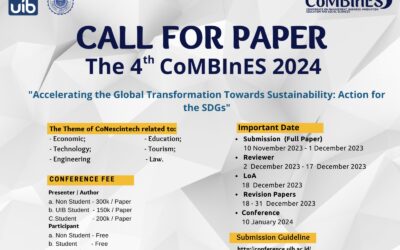 Call For Paper, The 4th CoMBInES 2024