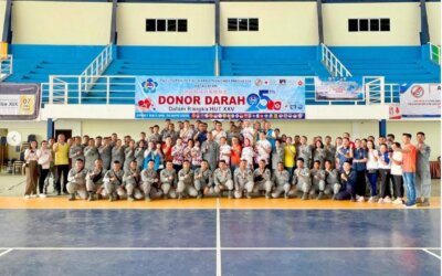 Jelas HUT Bakamla RI ke-18, Pangkalan Bakamla Batam Gelar Donor Darah di Universitas Internasional Batam