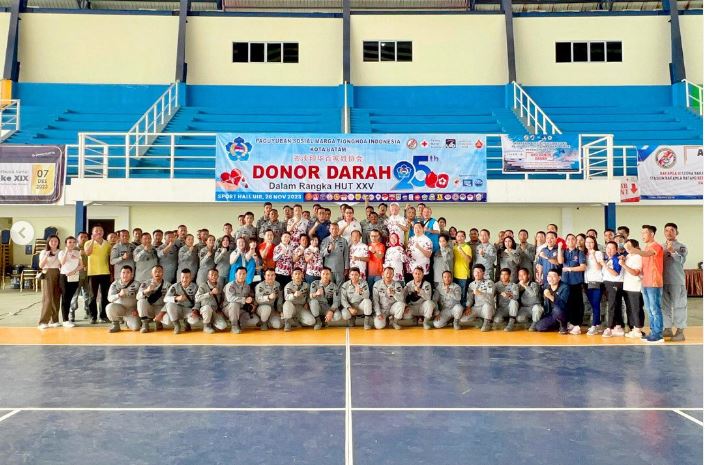 Jelas HUT Bakamla RI ke-18, Pangkalan Bakamla Batam Gelar Donor Darah di Universitas Internasional Batam